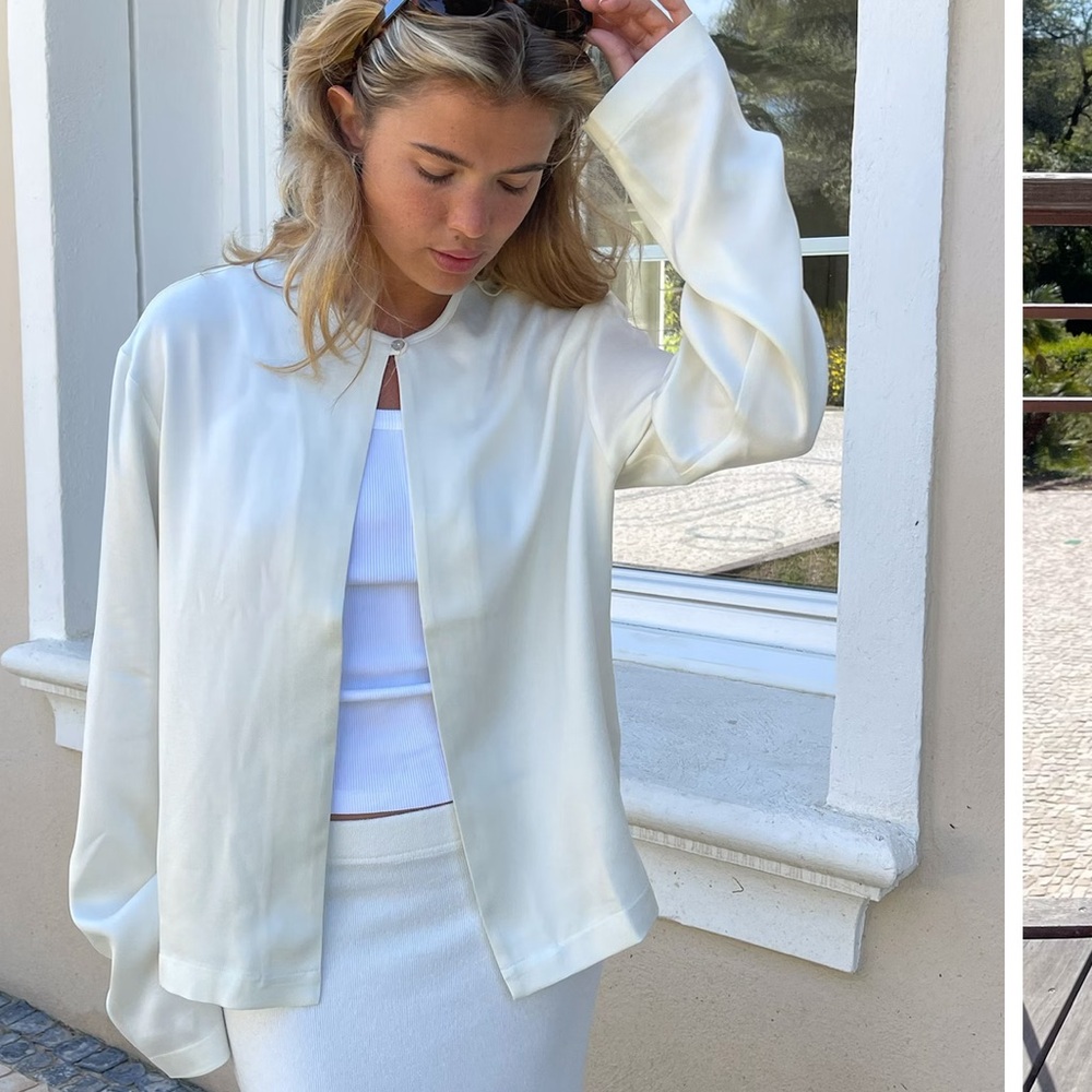 Djerf Avenue Dream Cardigan in cloud